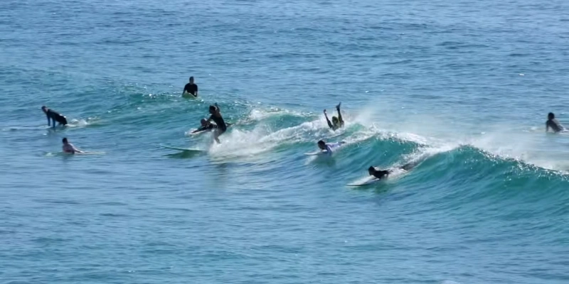Bondi Beach for surfing