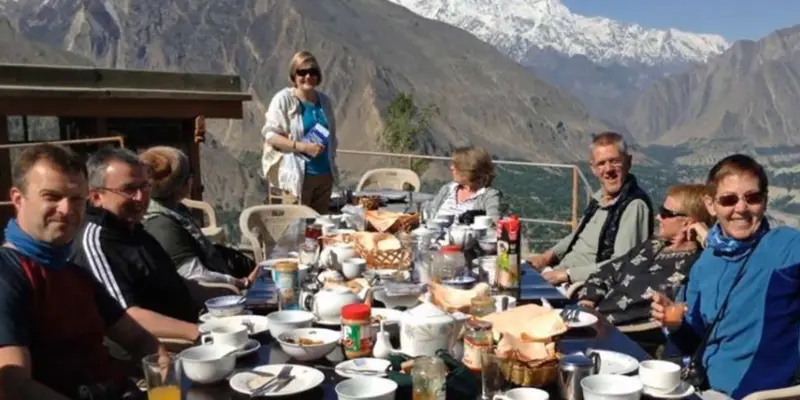 International Tourist In Hunza Valley