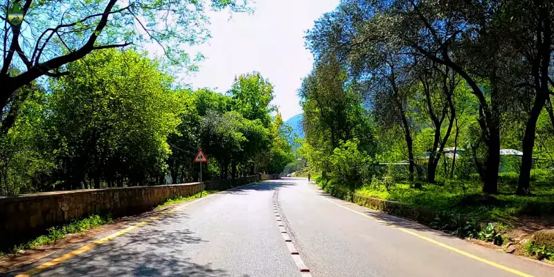 Road condition of jhelum valley