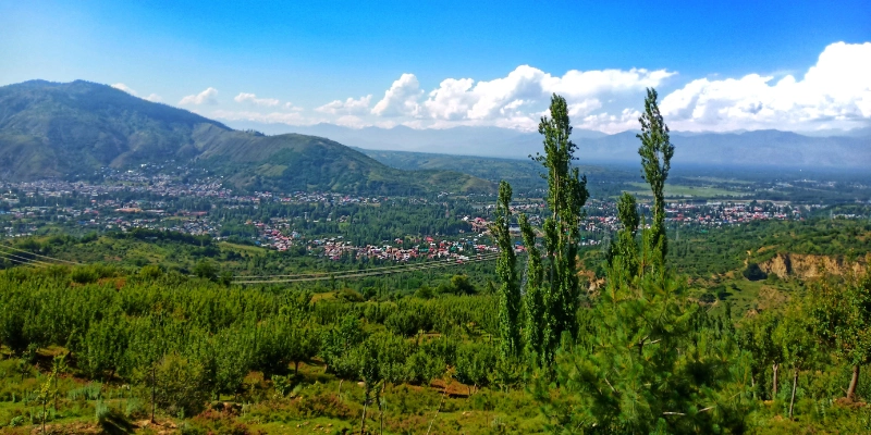 View of Baramulla, Kashmir