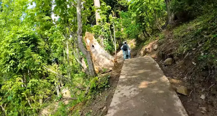 Hiking Path after Cable Car to Arang Kel