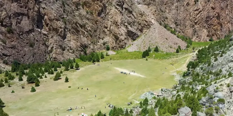 pissan cricket ground in nagar valley